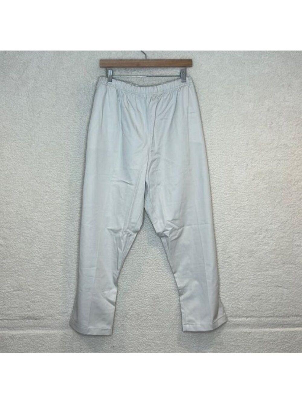 NWT Lands End Womens Light Stone Fit3 Twill Extended Wear Pants PLUS SIZE 24W